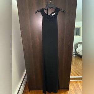 MANGO Knitted dress 'LILI' in Black cut out dress